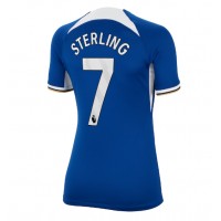 Dámy Fotbalový dres Chelsea Raheem Sterling #7 2023-24 Domácí Krátký Rukáv